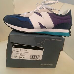 New Balance Navy and Violet Athletic Shoes